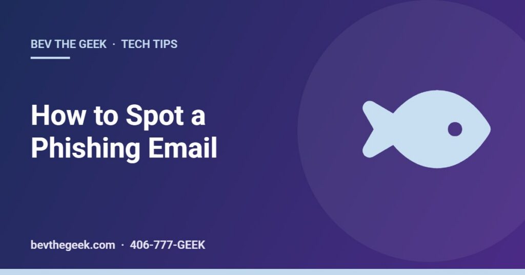 How to Spot a Phishing Email